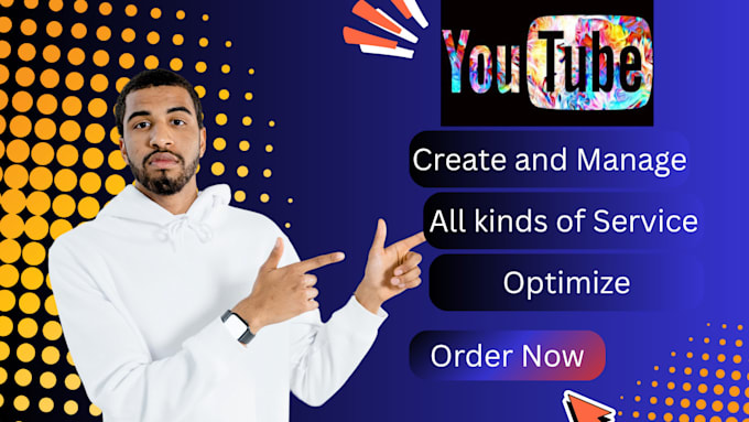 create setup optimize youtube channel with logo banner