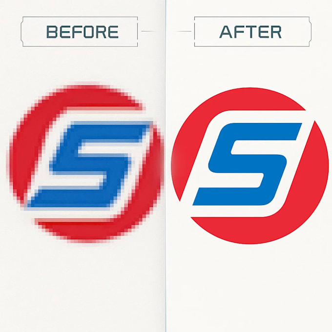 vectorize, fix, edit or redesign your logo