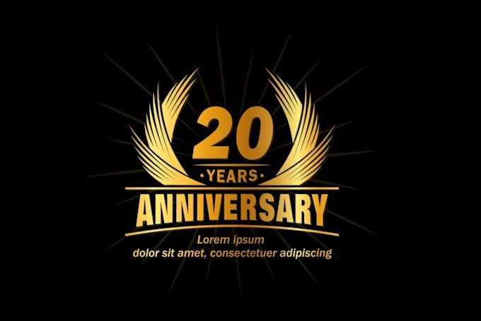 create anniversary, marriage, event, wedding logo design
