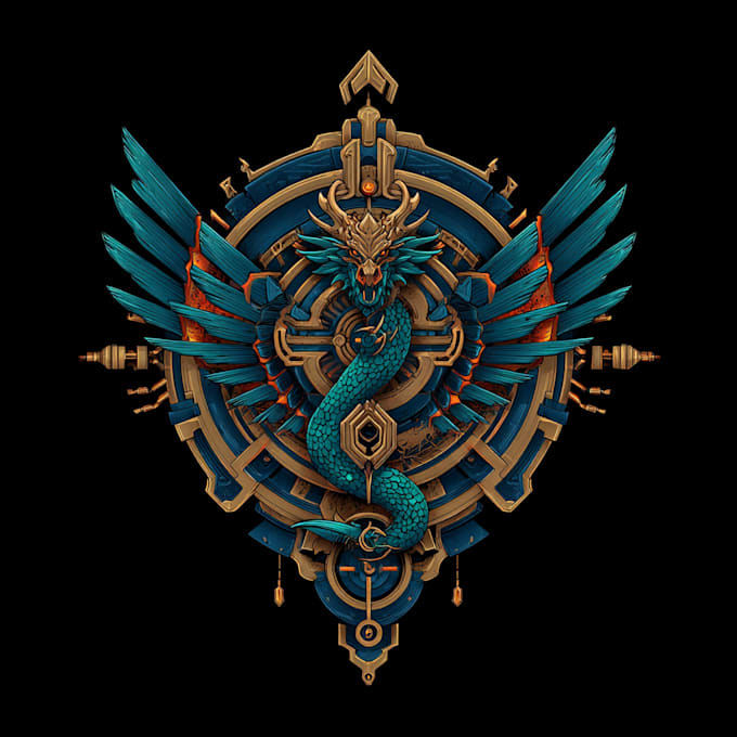 create a fantasy or sci fi game logo for rpg, dnd twitch