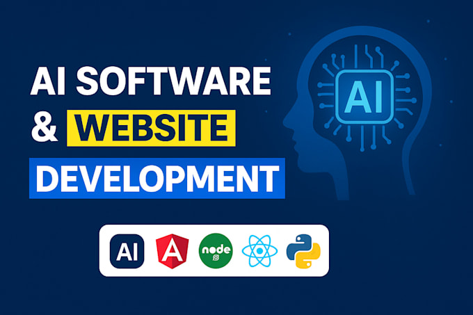 build ai website, ai powered app, ai saas development