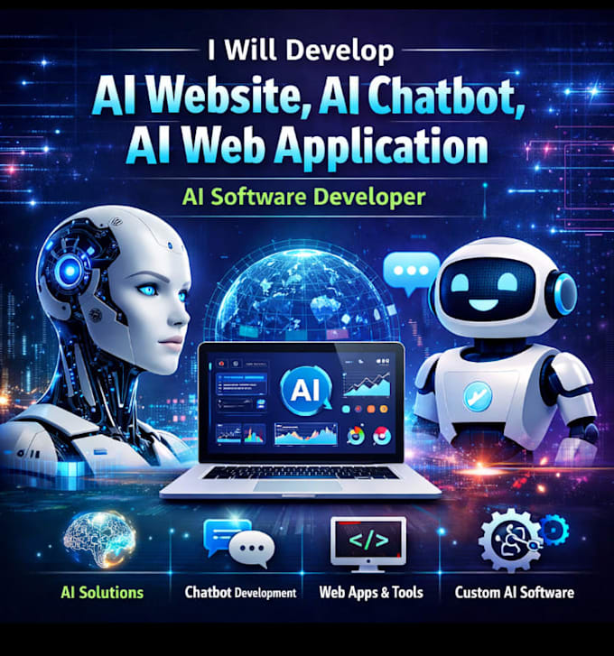 develop ai website, ai chatbot, ai web application, ai software developer