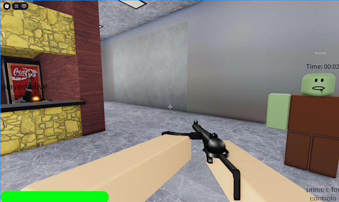 script custom fps and game mechanics in roblox