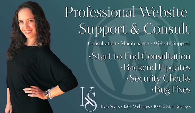 offer monthly wordpress website maintenance and consultation