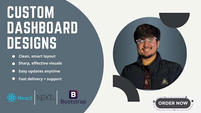 create a responsive and modern web dashboard