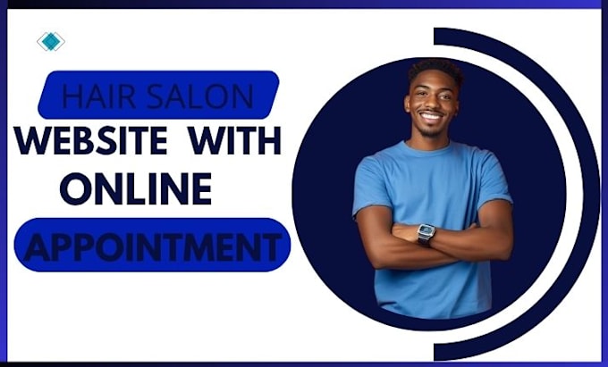 create a hair salon website with online appointment