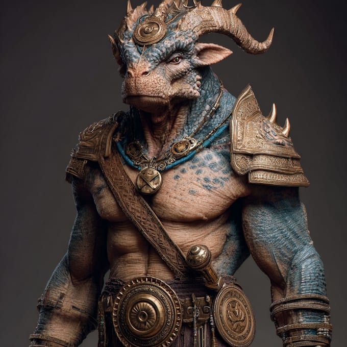 make a creature concept art that you need
