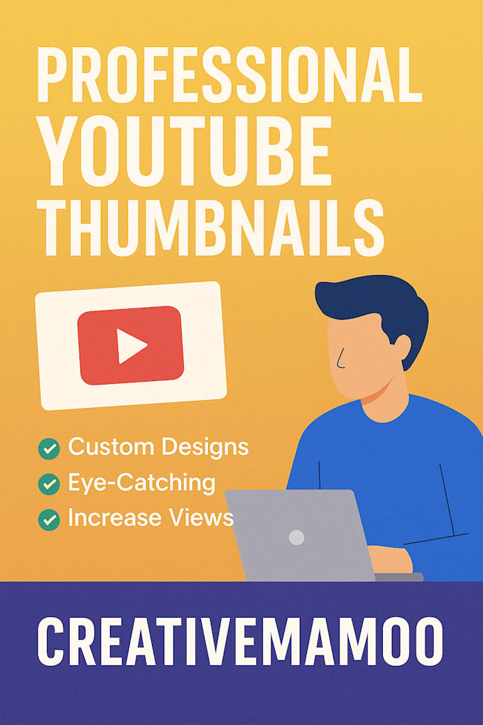 design catchy youtube thumbnails to increase views