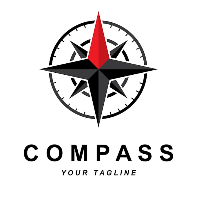 design proffesional compass logo