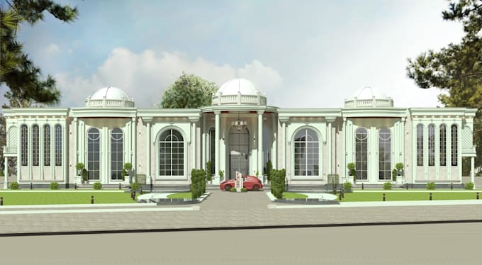create realistic 3d exterior modeling and visualization for buildings