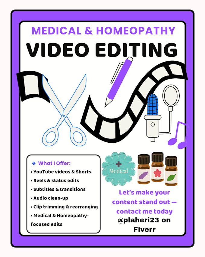 create and edit engaging medical or homeopathic content