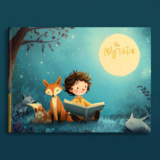 do children book cover illustration or KDP book cover