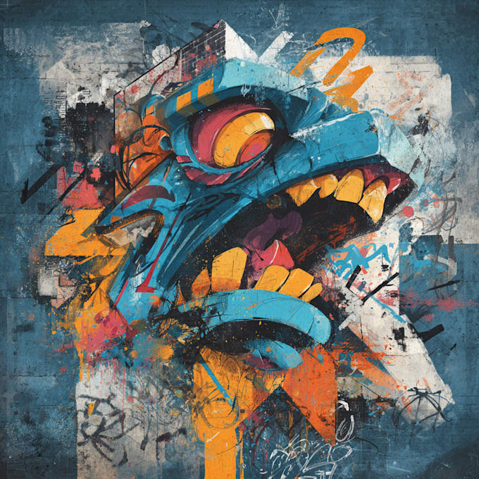 do illustration expresionism art, graffity, abstract