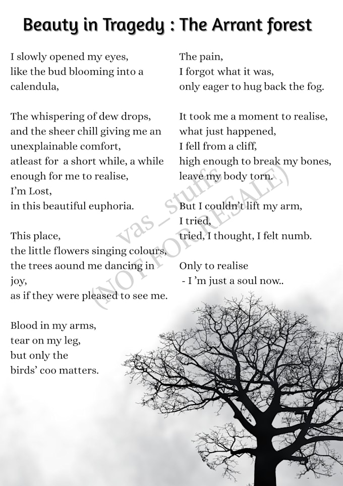 write unique aesthetic custom poems for any occasion