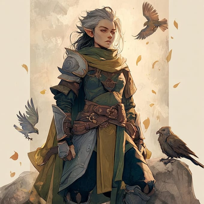dnd character art and dnd character art