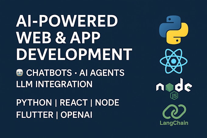develop custom ai websites, chatbots, and autonomous agents