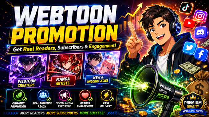 promote comic webtoon webnovel tapas promotion organically