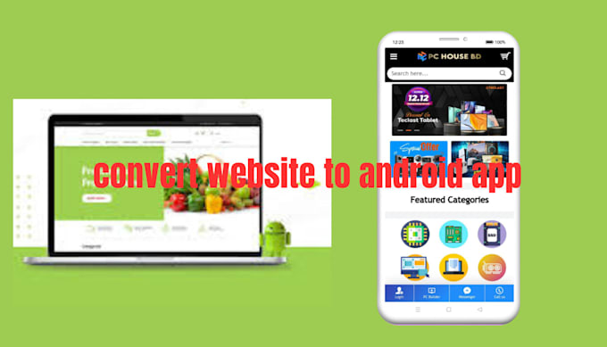 convert website to android app