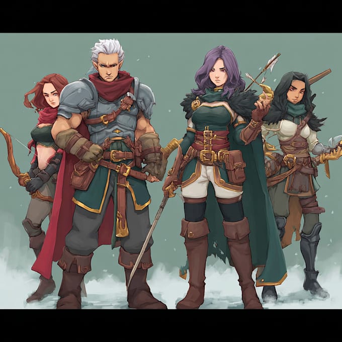 draw your custom dnd character