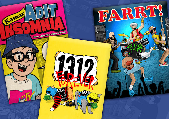 do cartoon vintage comic style like archie comics