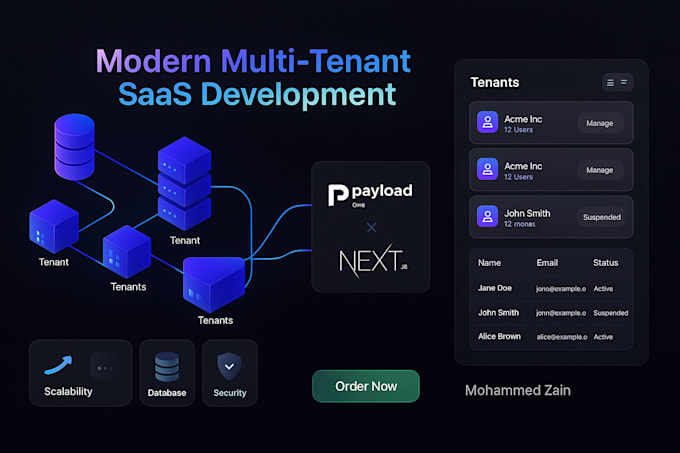 build modern multi tenant saas with payload cms