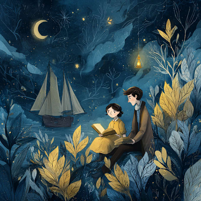 draw fairy tale illustrations for your children
