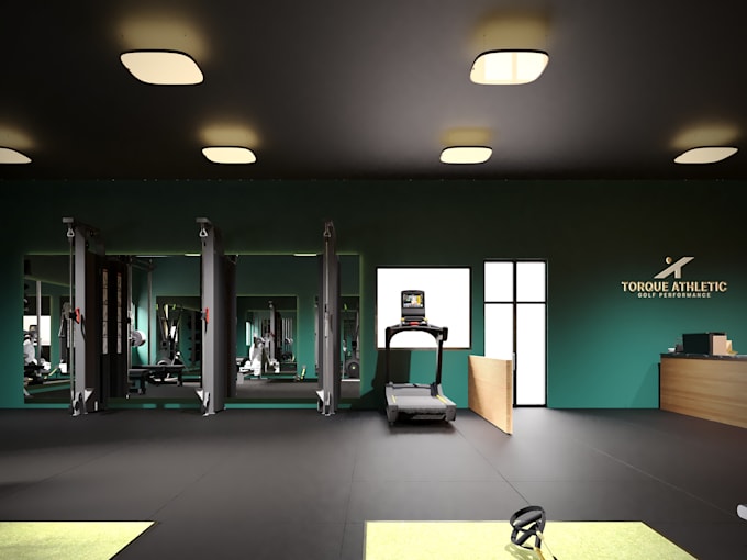 design and render your gym in 3d