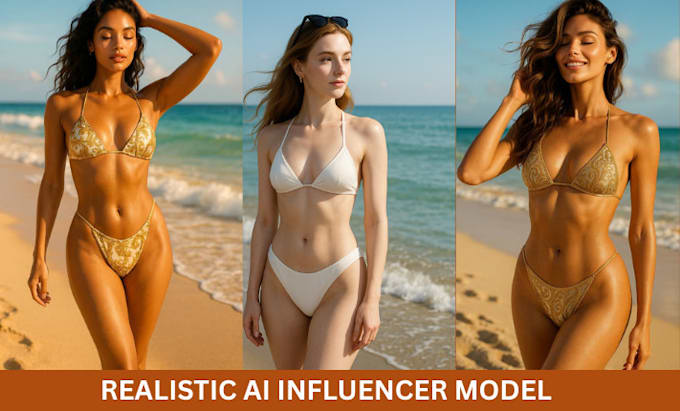 realistic ai influencer model for instagram, fanvue, nsfw onlyfans promotion sfw