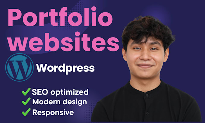 design a portfolio website on wordpress