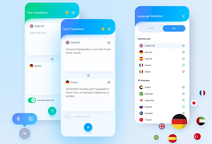 develop ai languages translator app ai voice translator app ai video translator
