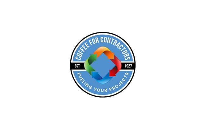 design extraordinary coffee brand serving contractors logo