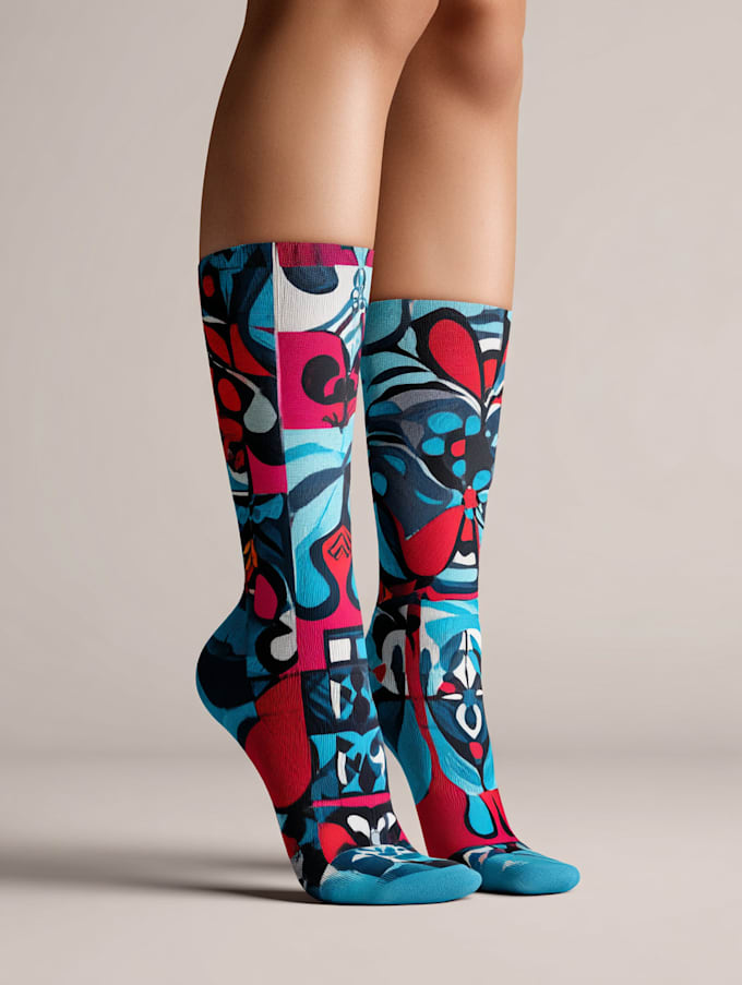 make a unique socks design
