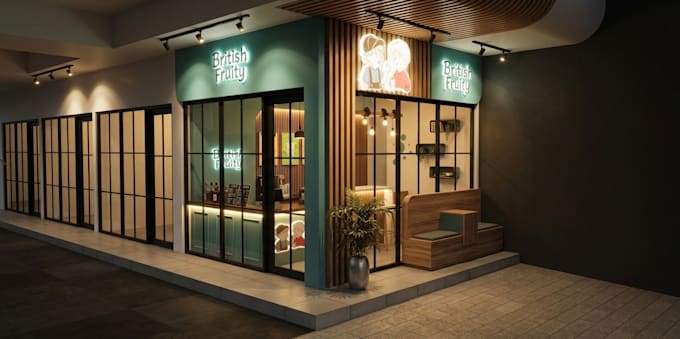 design your store with sketchup and rendering