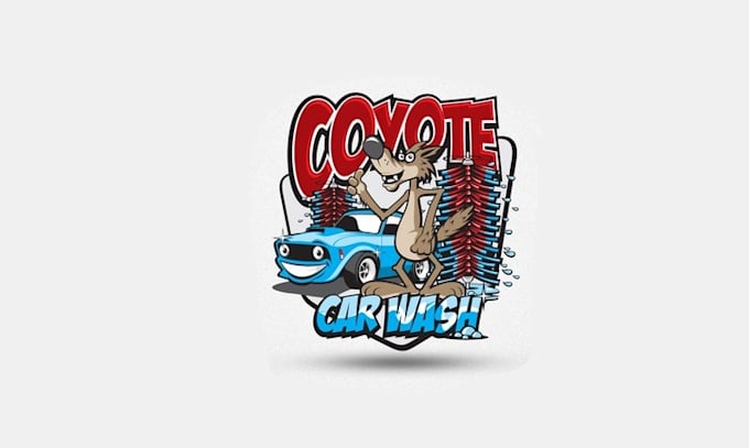create consulting a playful car wash logo