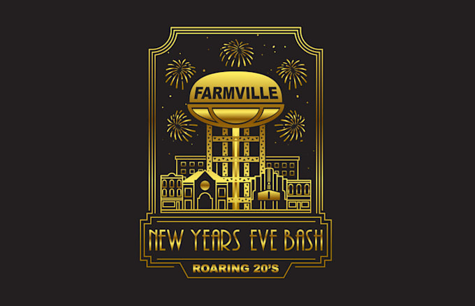 design farmville years eve bash logo