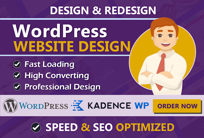 redesign wordpress website with kadence, kadence blocks