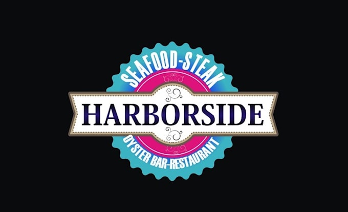 make necessary delicious logo for a lake front restaurant