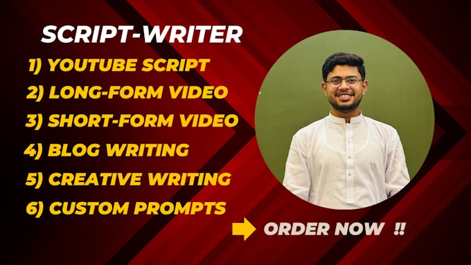 write highly boosted video script for you