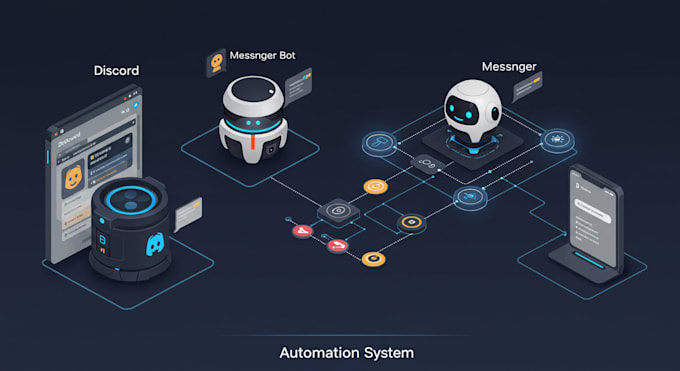 Custom Built Bot Build custom discord bot, messenger bot, and automation by Seniorwoman ...