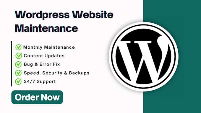 provide wordpress website maintenance and monthly support
