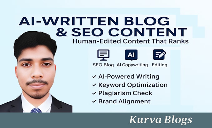 do ai SEO blog, copywriting, human edited content that ranks