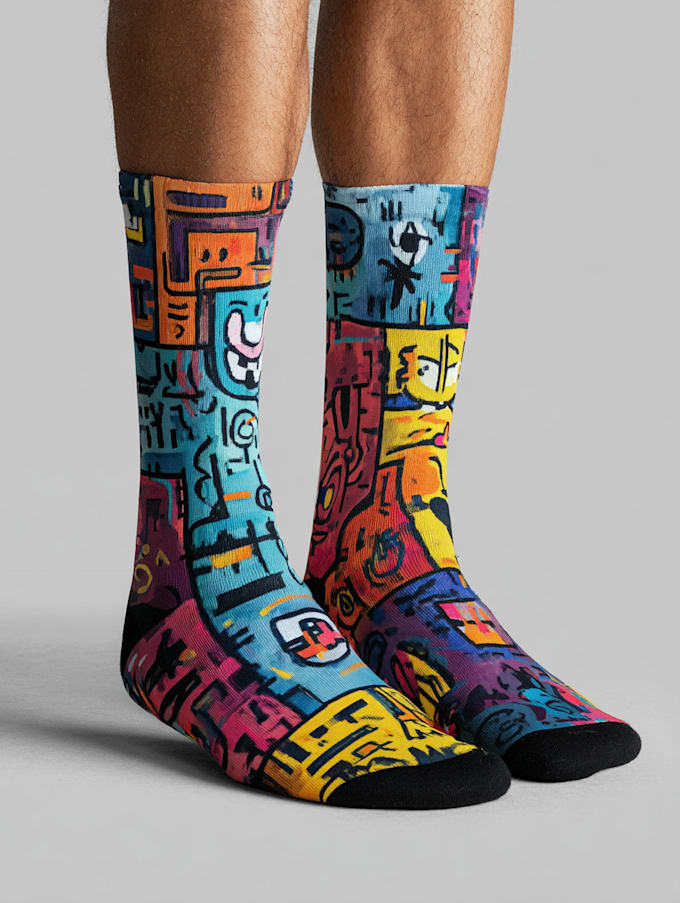 make a unique socks design