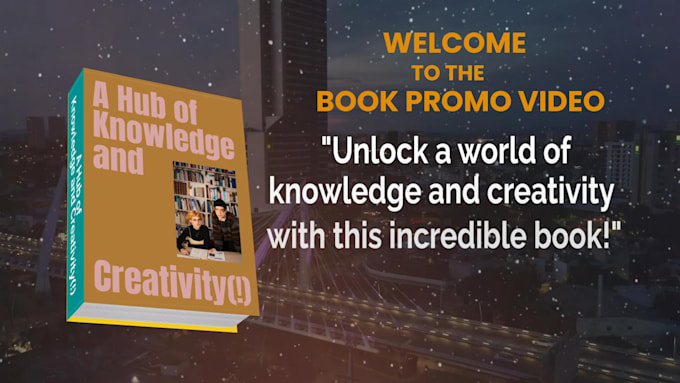 create a cinematic author book trailer for promotion