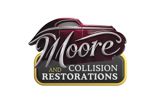 design antique car restoration logo
