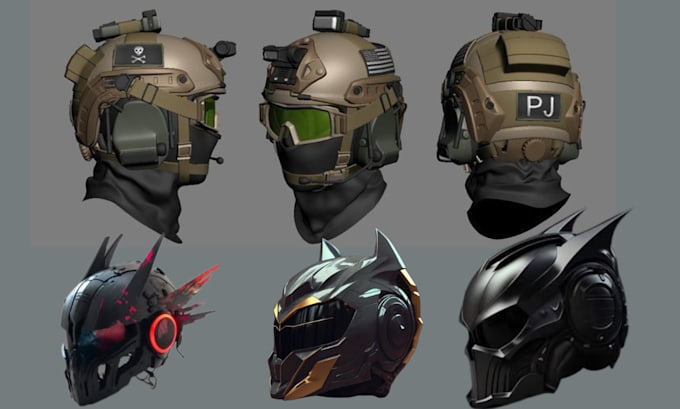 sculpt 3d cosplay model 3d helmet 3d mask 3d printing cosplay props 3d printing