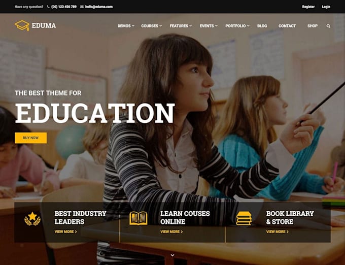 design website for your college, university, and school