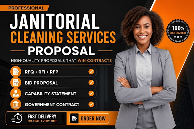 create exceptional janitorial cleaning services proposal