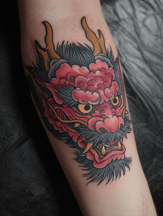 create a watercolor tattoo design