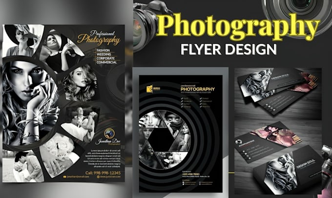 design photography flyer, poster, business flyer, and social media flyer