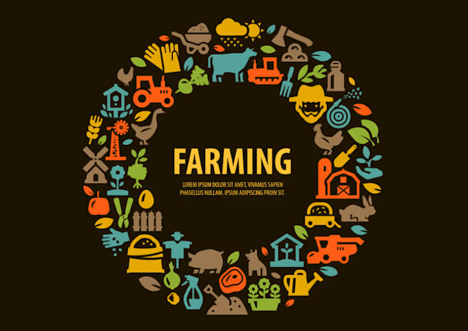 create new style pig farm logo for your business